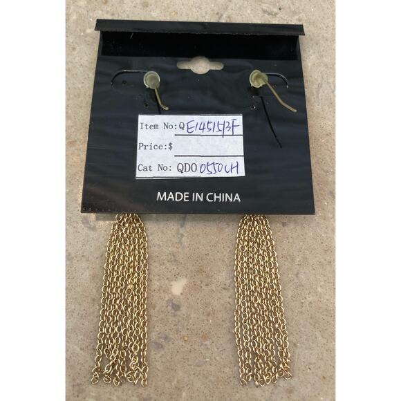 2/$24! Earrings Stony Gold and Tan - Picture 5 of 5